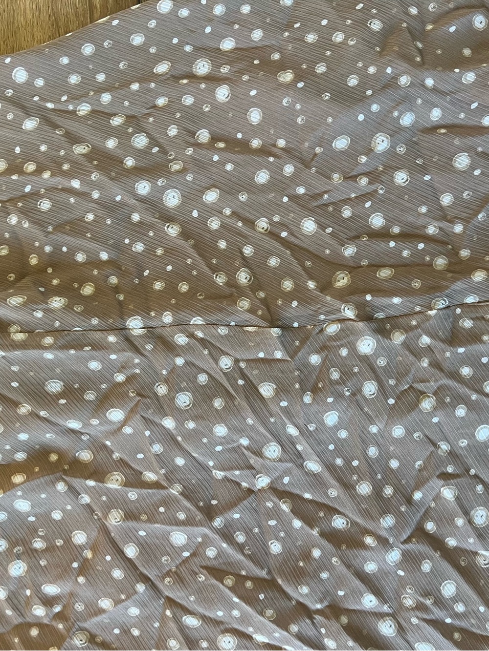 Vintage Jaclyn Smith Taupe Polka Dot Two-Piece Set - Picture 8 of 10
